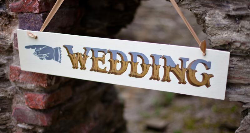 Wedding sign