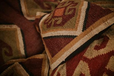 Red cushion detail