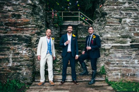 Groom and best men