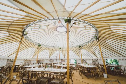 44 Foot Yurt interior