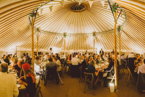 44ft yurt dining 140